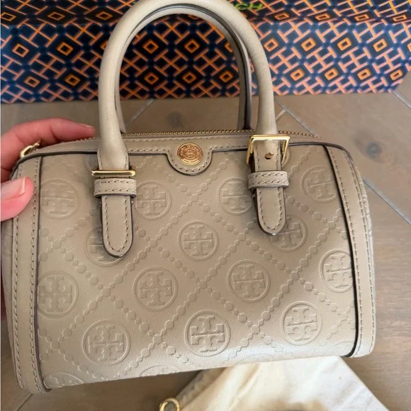 Tory Burch Light Gray Mini Bag cross body - Picture 8 of 11